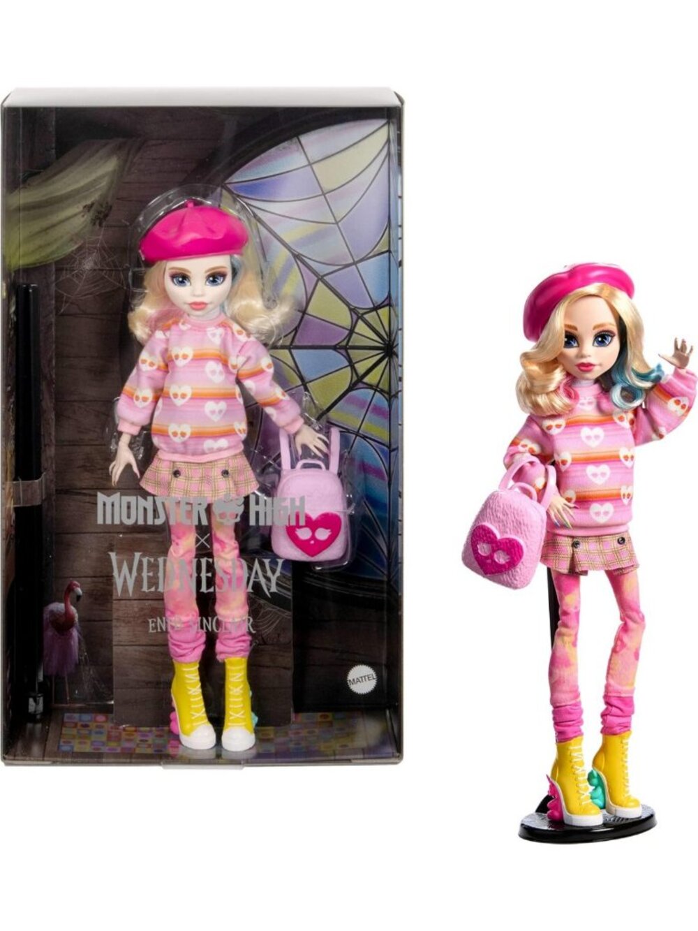 Enid Sinclair Doll - Monster High x Wednesday, Collectible Fashion Figure